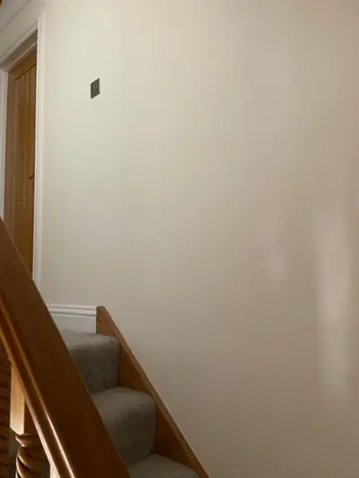 Staircase and landing freshly decorated